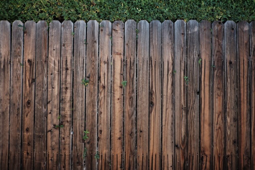 wood fence background
